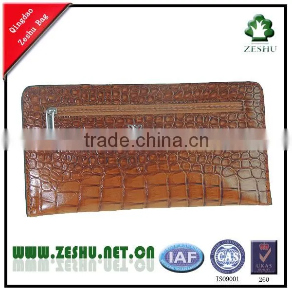 Plain and Convenient Leather Lady Coin Purse