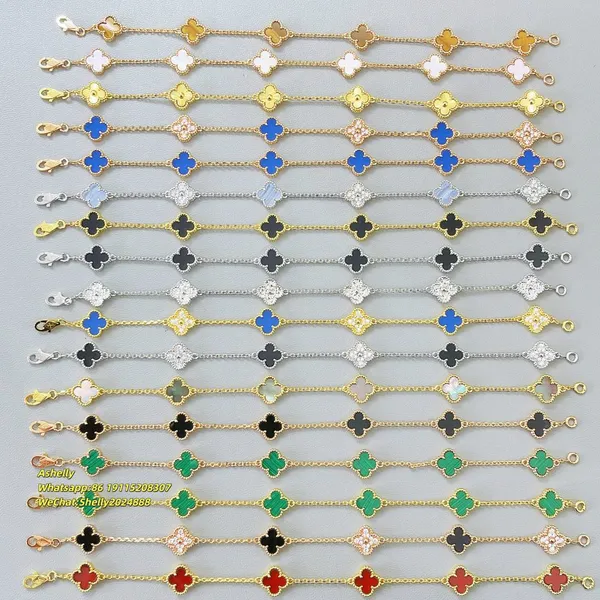 Серьги VCA из 925-тиллирового серебра в виде четырёхлистной клевера