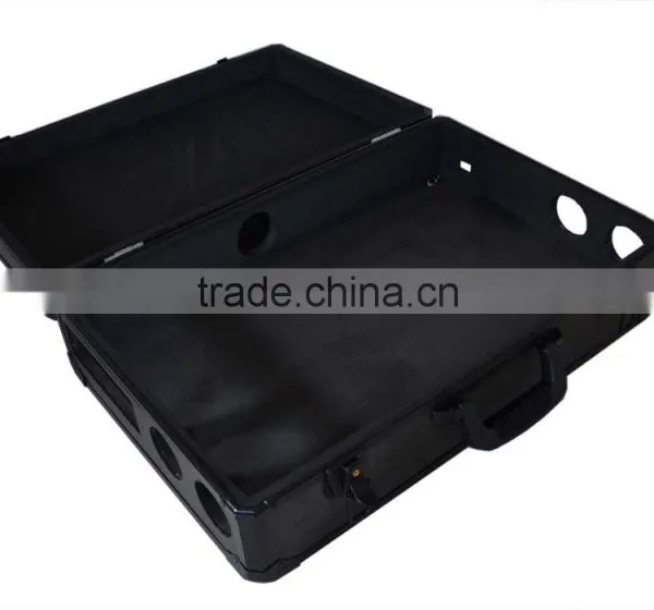 Custom Black Aluminum Case With Holes for Electrics photo-2