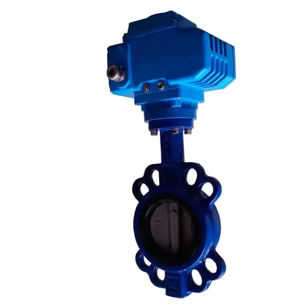 Pneumatic/Electric Flange Butterfly Valve Wafer Cast Steel Iron Soft Seal Seat Versatile Actuation Butterfly Valve photo-2