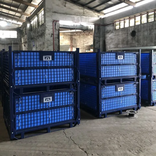 1200x1000mm High Security Galvanized Steel Foldable Storage Cage for Outdoor Warehouse photo-3