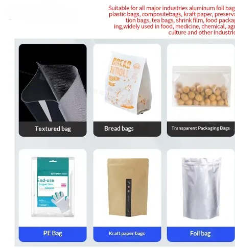 Continuous Plastic Film Bag Sealer for Food Packaqing Plastic & Film Bags photo-5