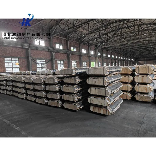 RP HP UHP Graphite Electrode 200‑600mm Diameter Complete With Nipples for Scrap Steel Melting EAF Furnace photo-4
