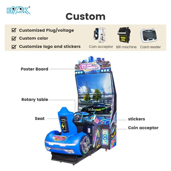 Car Driving Simulator Game Machine With Large Dual Displays and Racing Seat for Arcade Operators Malls and Indoor Entertainment Venues photo-5