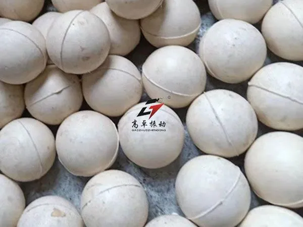 High Temperature Resistant Silicone Bouncing Ball for Vibrating Sieve Screen Cleaning