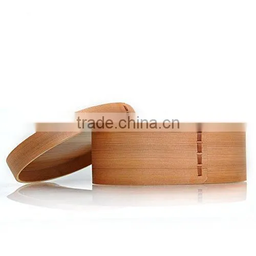Round Wooden Tableware Lunch Box photo-2