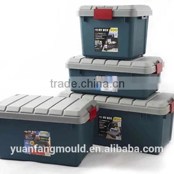 Plastic Turnover Crate Injection Mold Plastic Beer Basket Mould photo-4