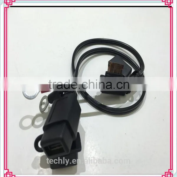 Battery Tender Ring Terminal To Female USB Harness Power Cable photo-6