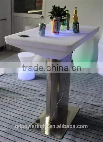 PE Plastic Big Bar Table With LED Light and Remote 120110E photo-6