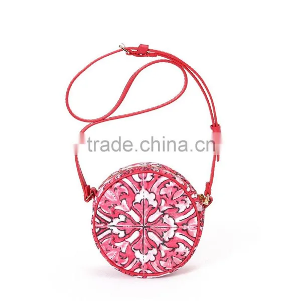 Wl Monsoon Girls Handbag Brand Small Kids Messenger Bags for Girl Children Shoulder Bag Designer European Floral Bags photo-4
