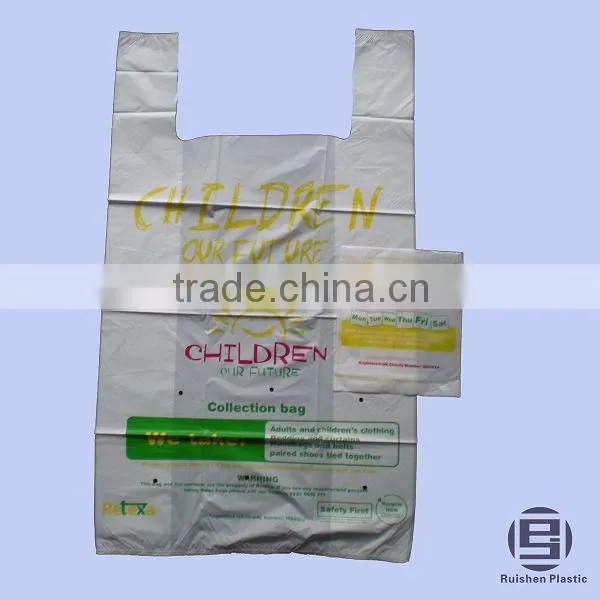 Biodegradable Donation Bag For Collecting Secondhand Clothes