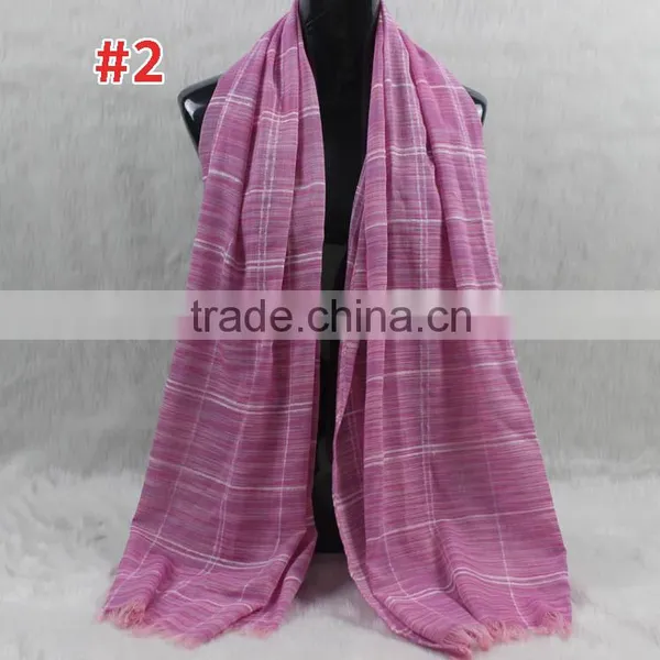 2016 Fashion Ladies Checked Plaid Viscose Pashmina Blanket Scarf Shawl photo-4