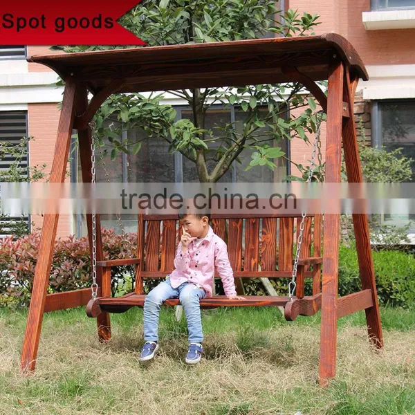 2 Seat Swing Chair,wooden Hanging Chair,outdoor Rocking Chair