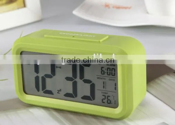 Multicolor Smart Alarm Clock Night Light ABS Color Randomly Clock With Temperature photo-2