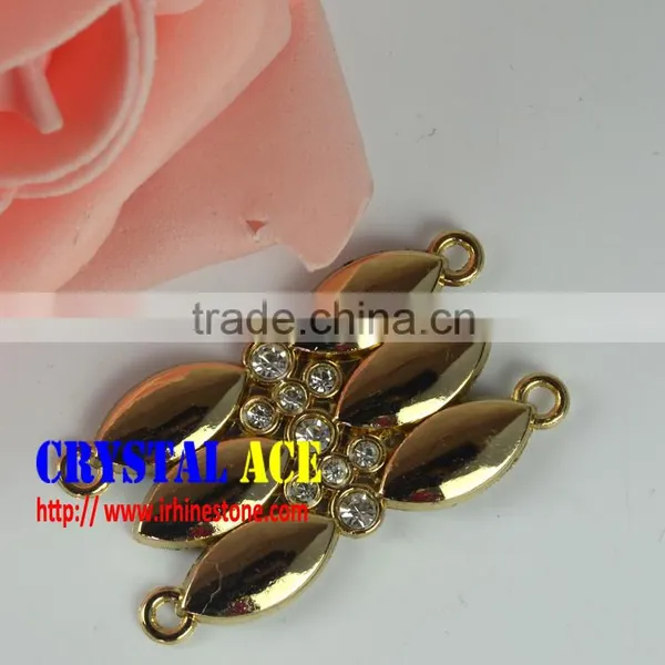 Wholesale Rhinestone Belt Buckle, Bikini Gold Connector, Chain Strass Bikini Connector for Dicoration photo-2