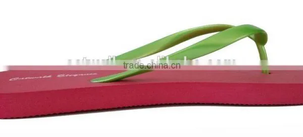 2015 Hot Promotional China Cheap Girls Slipper Colorful Optional Flat Beach Shoes photo-4