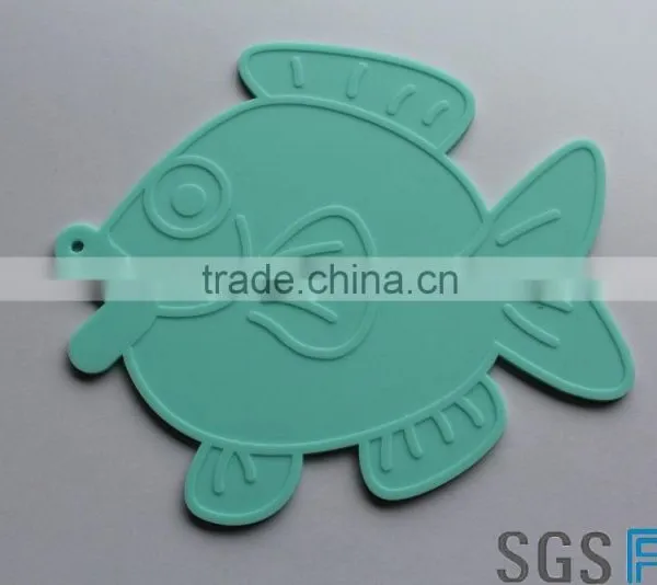 Wholesale Nonstick Silicon Placemat Fish Shape Cartoon Placemats photo-5