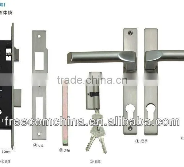 Multi-points Aluminum Window Lock Handle
