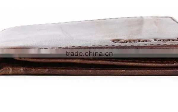 Top Grade Unique Design Handmade Genuine Leather Men's Rfid Wallet photo-5