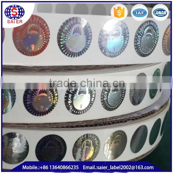 High Anti-counterfeiting Holographic Labels