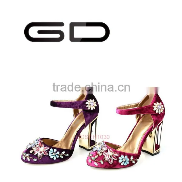 Hot Sale Summer Pointed Rhinestone High Heel Sandals for Woman photo-5