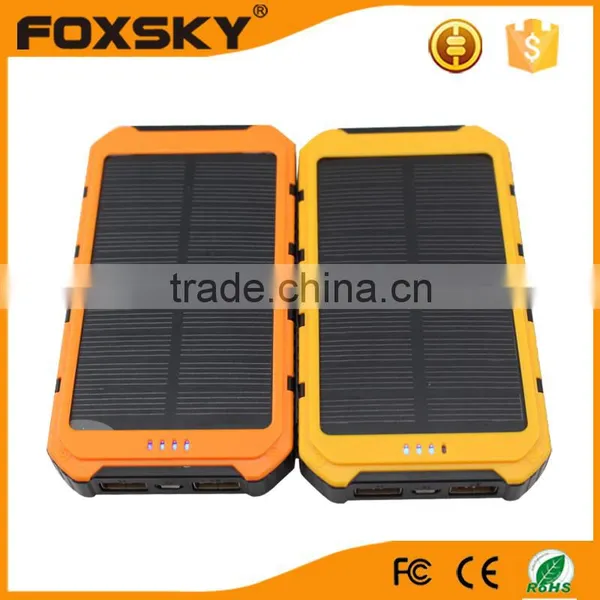2015 Innovative Solar Power Bank 8000mah, Waterproof Solar Power Bank Charger photo-3