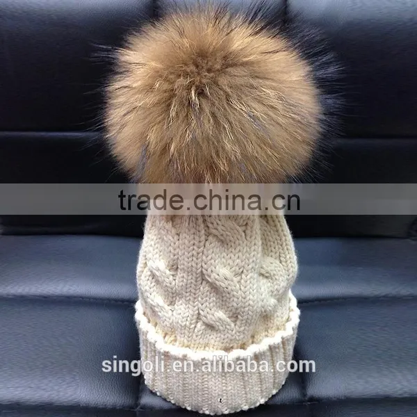 2015 Fashion Hot Sell Sidonie Pom Beanie photo-6