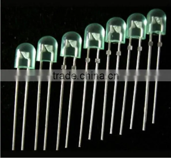 DY Red and Green BI-COLOR LED Diode 3MM Round With Domed Top Light Emitting Diode ( Lens Color Diffused White ) photo-4