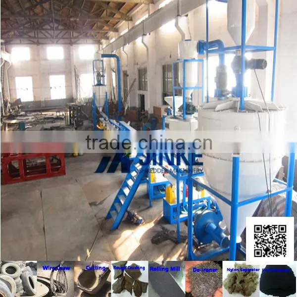 Waste Tire Recycling Line to Rubber Powder