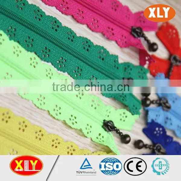 Fashion Garments Accessory Lace Nylon Zipper photo-3