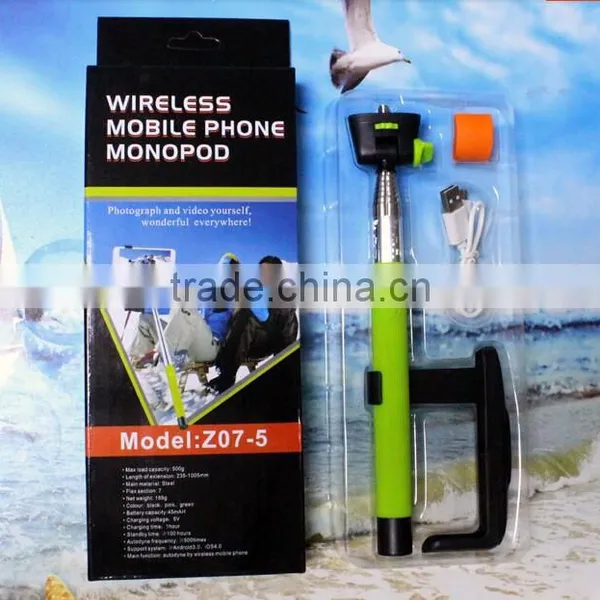 Kjstar Z07-5 Wireless Mobile Phone Monopod Selfie Stick