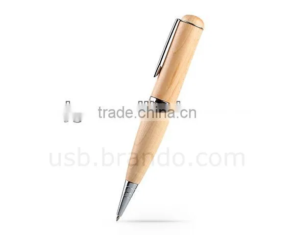 Top Sale Promotional Gift Wooden Pen USB Flash Drive