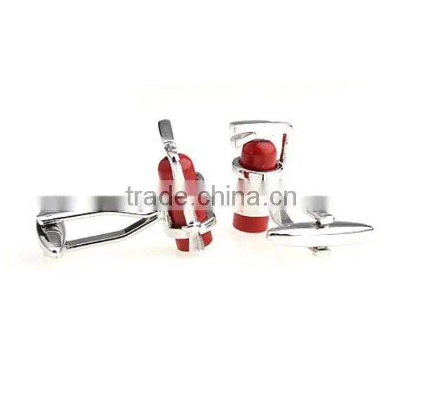 2015 Latest Fire Extinguishe Design Stainless Steel Mens Cuff Links photo-2