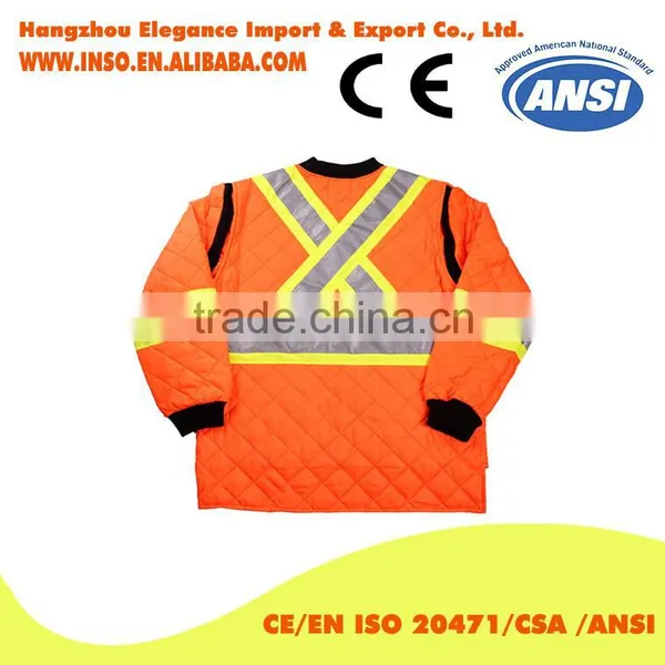 Winter Outdoor Workwear Coat Men Working Jacket Reflective Safety Jacket Roadway Safety photo-3