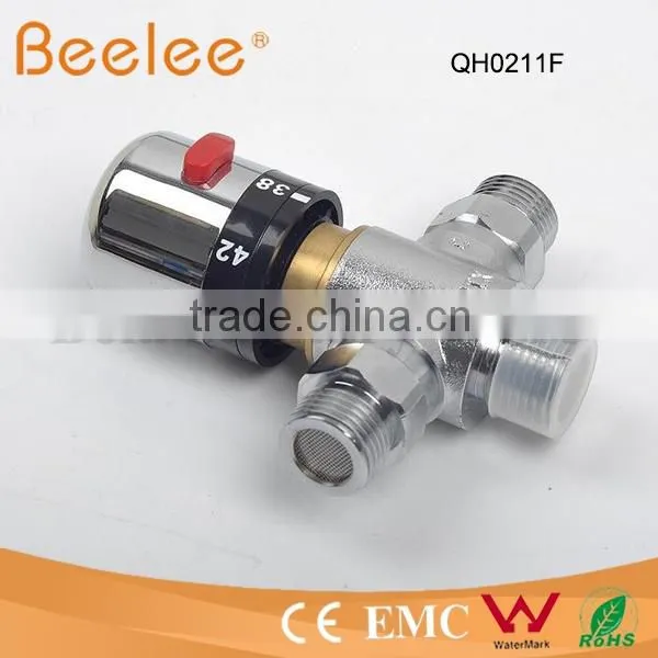 T-adapter 1/2" or 3/4" Brass Thermostatic Mixing Valve Quality Choice photo-5