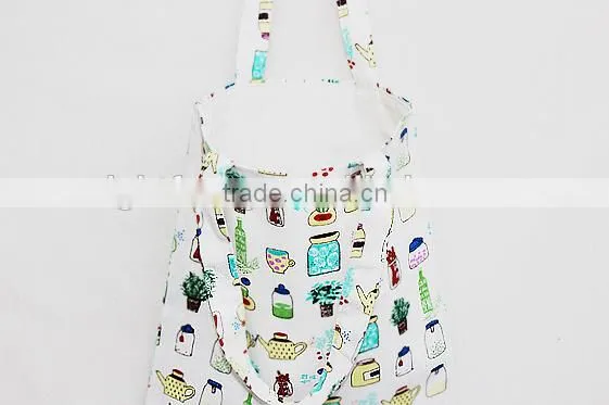 Prited Tea Set Bag, Tote Bag, Cotton Linen, Shoulder Bag, Tote Bag Pattern, Market Bag Grocery Bag, Printed Tote Bag, photo-3