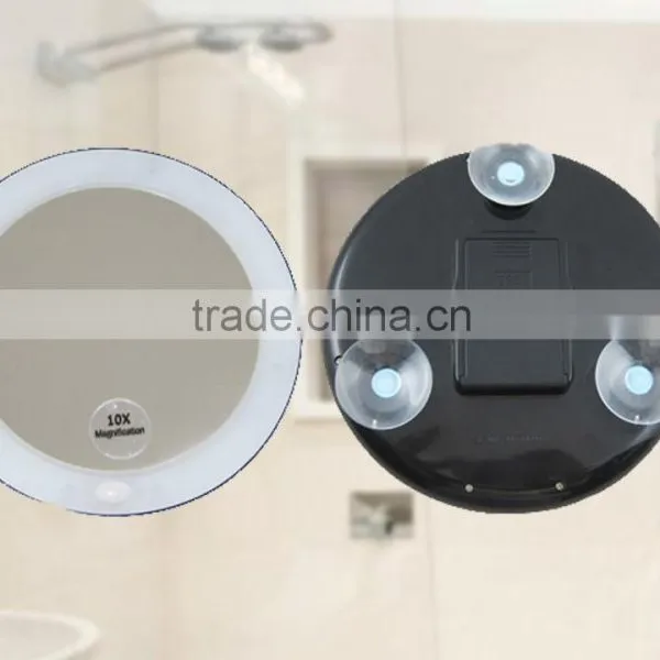 Make up Mirror With Suction Cups 10x Cosmetic Led Mirror photo-5