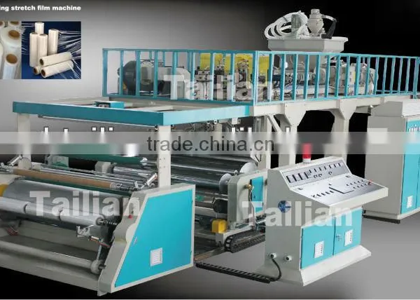 1500mm Three Layers Co-Extrusion Stretch Film Making Machine