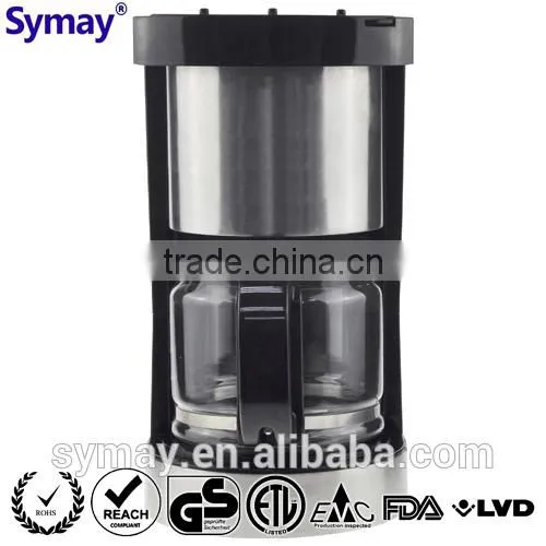 Digital Coffee Maker With SS Decoration, 1.25L, 10 Cups, Glass Carafe, Kitchen Accessory, Filter photo-6