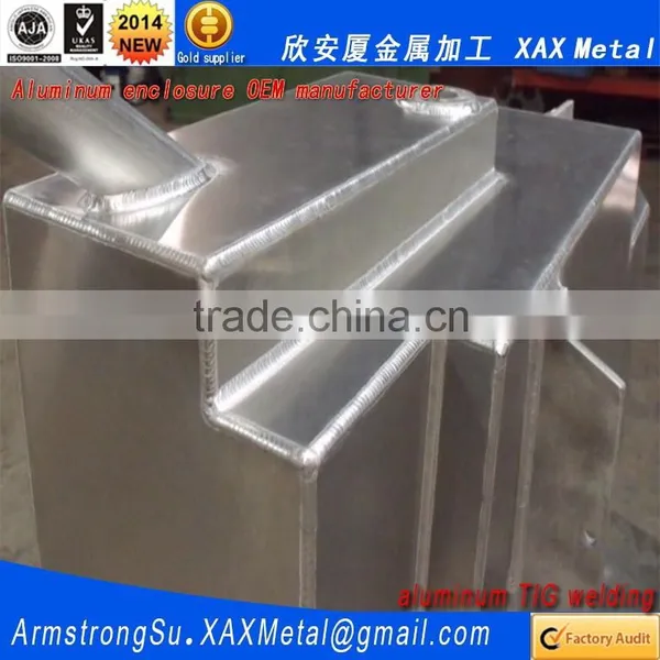 XAX38Alu OEM ODM Customized Laser Cut Bend Weld Plate Aluminum the Charging Box Box photo-4