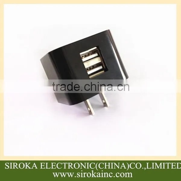 Universal Dual Two Port US Plug USB AC Charger 5V 2.1A AC Phone Charger Adapter for Android Smartphone photo-3
