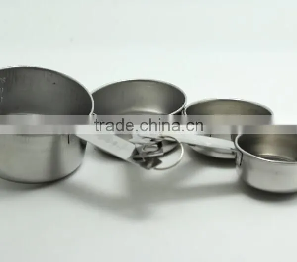 4pcs stainless steel measure cup