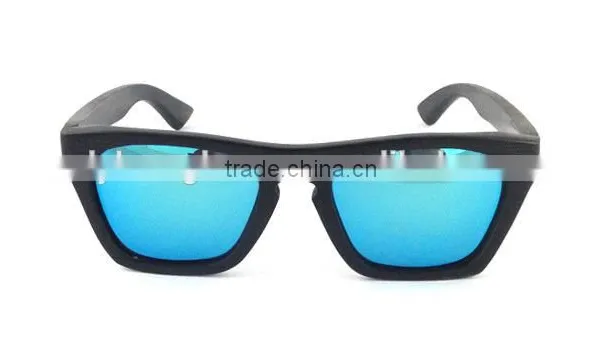 Frogskin Bamboo Sunglasses Mirror Polarized Lenses photo-2