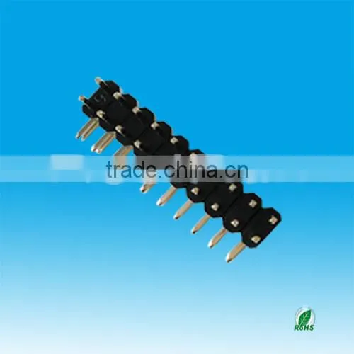 2.54mm Pitch Double Row Right Angle Pin Header Connector photo-4