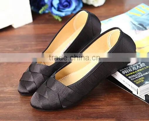 Cloth Shoes Women's Shoes Summer Shallow Mouth Flat Braid Casual Shoes Comfortable Soft Bottom Breathable Flat Walking Shoes photo-2