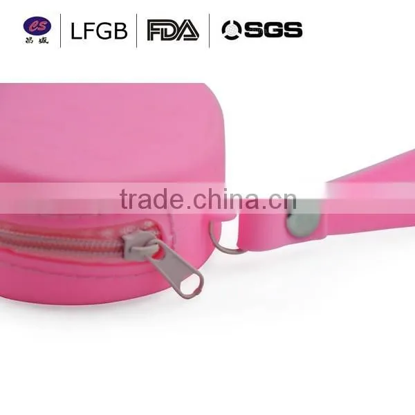 China Manufacturer Promotion Silicone Cheap Handbags Online / Lady Handbag in Heart Shape FDA / LFGB photo-4