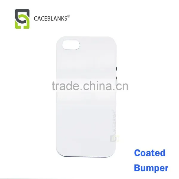 Factory Supplier Sublimation Case 3d Film Sublimation Bumper Phone Case High Quality Coated Case for Iphone5 6 Plus Coating photo-2