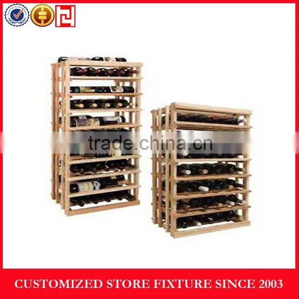 Attractive Wooden Wine Display Shelf photo-2