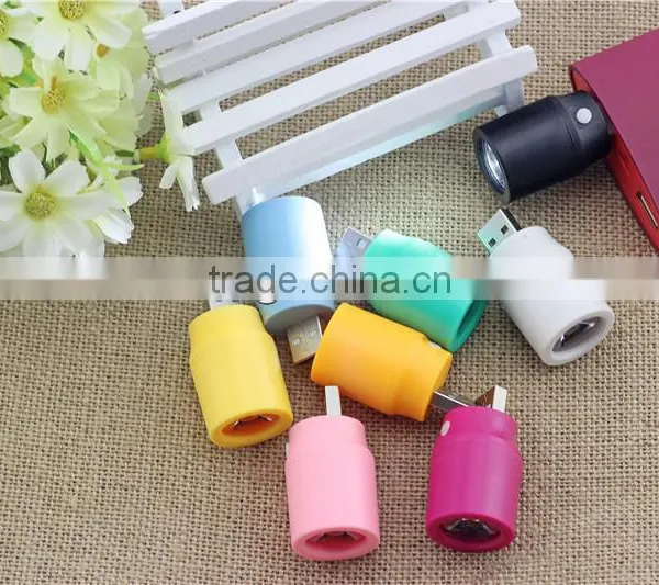 Wholesale Promotional Gift Mini USB LED Rechargeable Flashlight