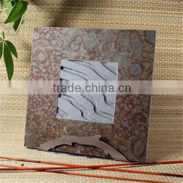 Eco-friendly Designed Carved Slate Wall Decoration Mural Artist photo-5